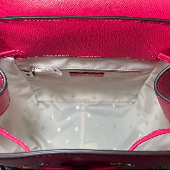 Kate Spade Medium Flap Backpack Bikini Pink Saffiano Leather main image 6
